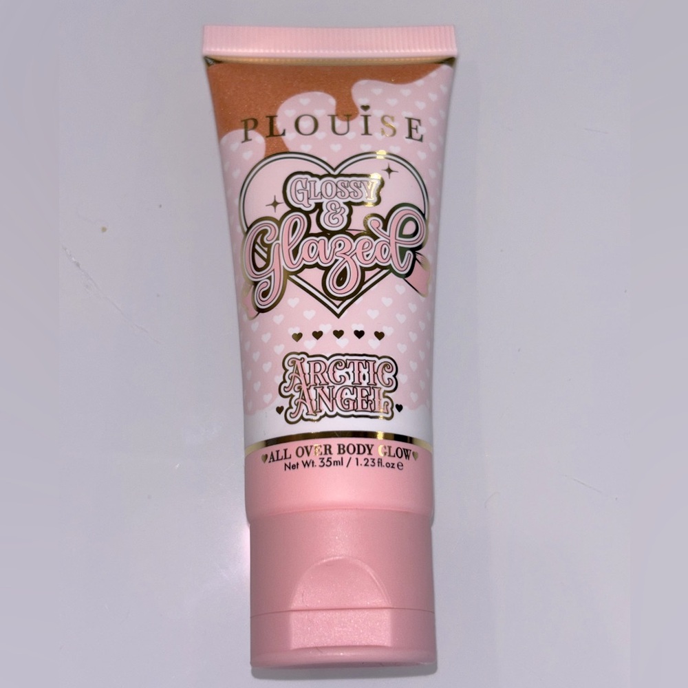PLOUISE Glossy & Glazed All Over Body Glow (Artic Angel), NEW